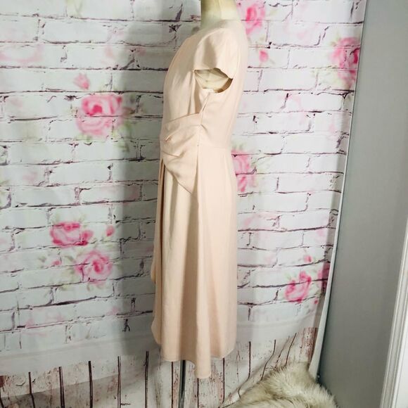 Vince camuto nwot pink Cap Sleeve Midi Dress - Picture 12 of 15